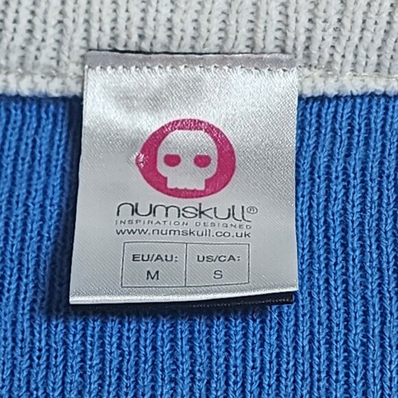 Numskull Wampa Christmas Sweater Small Blue Knit Crewneck - Picture 4 of 7